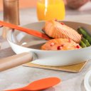 Ver imagem 7 de Frigideira Antiaderente Ultra Ceramic 20cm Indução com Borda de Silicone Cor Bege Mou Nata - Oikos