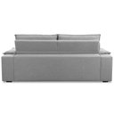 Ver imagem 7 de Sofá Retrátil Reclinável 3 Lugares Sala de Estar 225cm Camões F04 Linho Cinza - Lyam Decor