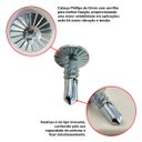 Ver imagem 4 de Parafuso Drywall Flangeado Ponta de Broca 4.2x13 1200 Peças