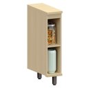 Ver imagem 3 de Balcão para Cozinha 20 Cm 1 Porta Mdf/mdp Aurora - Carvalho