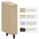 Ver imagem 2 de Balcão para Cozinha 20 Cm 1 Porta Mdf/mdp Aurora - Carvalho