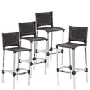 Ver imagem 1 de 4 Banquetas Madri em Alumínio para Edícula, Cozinha, Balcão, Área Trama Original