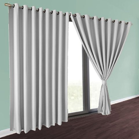 cortina blackout Brenda para quarto sala 5,00 x 2,90 branco