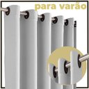 Ver imagem 4 de cortina blackout Brenda para quarto sala 5,00 x 2,90 branco