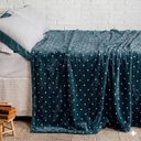 Ver imagem 3 de Cobertor Manta Casal Flannel Charme Poá Bolinhas Corttex Cores