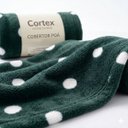 Ver imagem 2 de Cobertor Manta Casal Flannel Charme Poá Bolinhas Corttex Cores