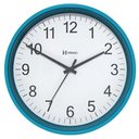 Ver imagem 1 de Relógio de Parede Preto 22 Cm Herweg Tictac 6101 Azul - Azul