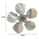 Ver imagem 5 de Micro Motor Ventilador 1/25 Hélice Alumínio Freezer Balcão