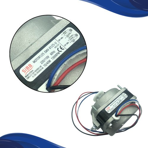 Micro Motor Ventilador 1/25 Hélice Alumínio Freezer Balcão - 6