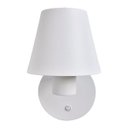 Ver mais imagens de Arandela com Interruptor Carlotta 4078 Cor Branco Texturizado E27