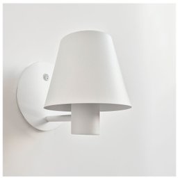 Arandela com Interruptor Carlotta 4078 Cor Branco Texturizado E27 - 4