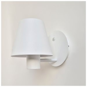 Arandela com Interruptor Carlotta 4078 Cor Branco Texturizado E27