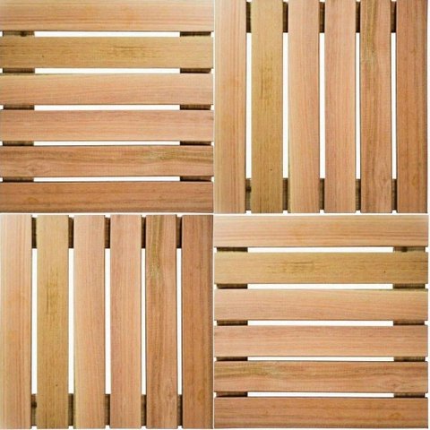 Kit Deque 50x50 Madeira Pinus 50x50cm Vazado para Varanda