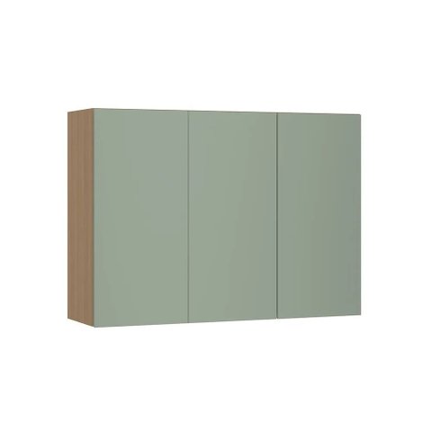 Armário de Parede Modulado 120cm 3 Portas Slim Luciane