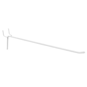100 Gancho para Eucatex 25cm - Arame 4mm Branco