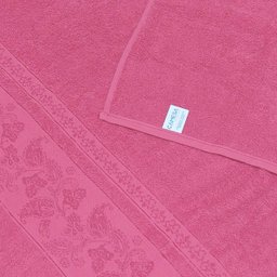 Toalha De Banho Gigante Banhão Algodão Várias Cores - Pink - 3