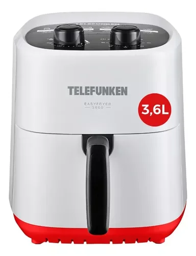 Fritadeira Air Fryer Telefunken 3,6l Digital Easyfryer 3600:127v