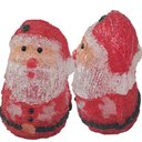 Ver imagem 5 de Boneco Papai Noel Mesa Enfeite Iluminado 10 Leds Decoraçao Natalino Casa Escritório