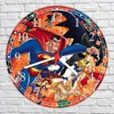 Ver imagem 2 de Relógio De Parede Liga Da Justiça Decoração Salas Quartos Quartz