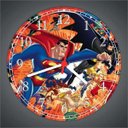 Ver imagem 4 de Relógio De Parede Liga Da Justiça Decoração Salas Quartos Quartz