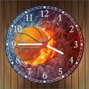 Ver imagem 2 de Relógio De Parede Basquete Decoração Salas Quartos Quartz