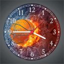 Ver imagem 3 de Relógio De Parede Basquete Decoração Salas Quartos Quartz