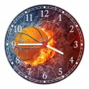 Ver imagem 1 de Relógio De Parede Basquete Decoração Salas Quartos Quartz