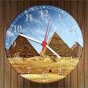 Ver imagem 4 de Relógio De Parede Cidade Egito Pirâmides Decoração Salas Quartos Quartz