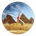 Ver imagem 1 de Relógio De Parede Cidade Egito Pirâmides Decoração Salas Quartos Quartz