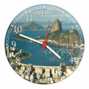 Ver imagem 1 de Relógio De Parede Cidade Rio De Janeiro Decoração Salas Quartos Quartz