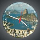 Ver imagem 4 de Relógio De Parede Cidade Rio De Janeiro Decoração Salas Quartos Quartz