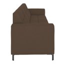 Ver imagem 6 de Sofá Living Decorativo Houston 2 Lugares 180cm Pés em Metal Veludo Marrom G33 - Gran Belo