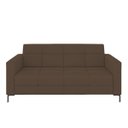 Ver imagem 5 de Sofá Living Decorativo Houston 2 Lugares 180cm Pés em Metal Veludo Marrom G33 - Gran Belo