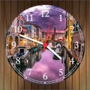 Ver imagem 2 de Relógio De Parede Cidade Veneza Itália Decoração Salas Quartos Quartz