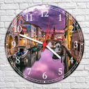 Ver imagem 3 de Relógio De Parede Cidade Veneza Itália Decoração Salas Quartos Quartz