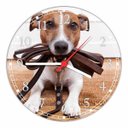 Ver imagem 1 de Relógio De Parede Animais Cão Pet Shop Decoração Salas Quartz