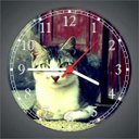 Ver imagem 2 de Relógio De Parede Animais Gato Pet Shop Decoração Salas Quartz