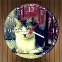 Ver imagem 4 de Relógio De Parede Animais Gato Pet Shop Decoração Salas Quartz