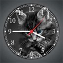 Ver imagem 2 de Relógio De Parede Animais Gato Pet Shop Decoração Salas Quartz