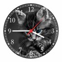 Ver imagem 1 de Relógio De Parede Animais Gato Pet Shop Decoração Salas Quartz