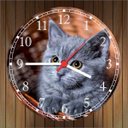 Ver imagem 2 de Relógio De Parede Animais Gato Pet Shop Decoração Salas Quartz