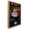 Quadro Personalizado com Foto e Música Spotify em Moldura Caixa Tacolado Papel de Parede 60 X 90cm M - 6