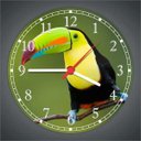 Ver imagem 2 de Relógio De Parede Animais Pássaro Tucano Decoração Salas Quartz