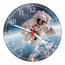 Ver imagem 1 de Relógio De Parede Astronauta Lua Decoração Salas Quartz