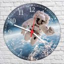Ver imagem 4 de Relógio De Parede Astronauta Lua Decoração Salas Quartz