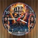 Ver imagem 3 de Relógio De Parede Bar Banda Rock Iron Maiden Músicas Decoração Salas Quartz