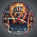 Ver imagem 2 de Relógio De Parede Bar Banda Rock Iron Maiden Músicas Decoração Salas Quartz