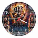 Ver imagem 1 de Relógio De Parede Bar Banda Rock Iron Maiden Músicas Decoração Salas Quartz