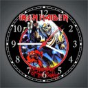 Ver imagem 2 de Relógio De Parede Bar Banda Rock Iron Maiden Músicas Decoração Salas Quartz
