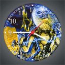 Ver imagem 4 de Relógio De Parede Bar Banda Rock Iron Maiden Músicas Decoração Salas Quartz
